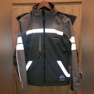 NWOT Womens Khaki and Forest Green Uhaul Waterproof Jacket with Hood Size Small